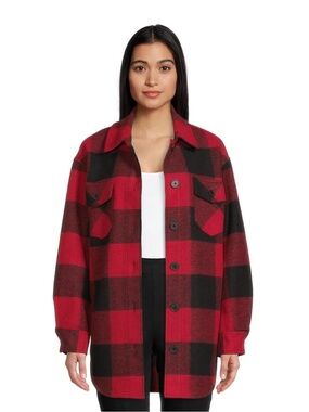 Time and Tru Belted Shacket Coat XXL